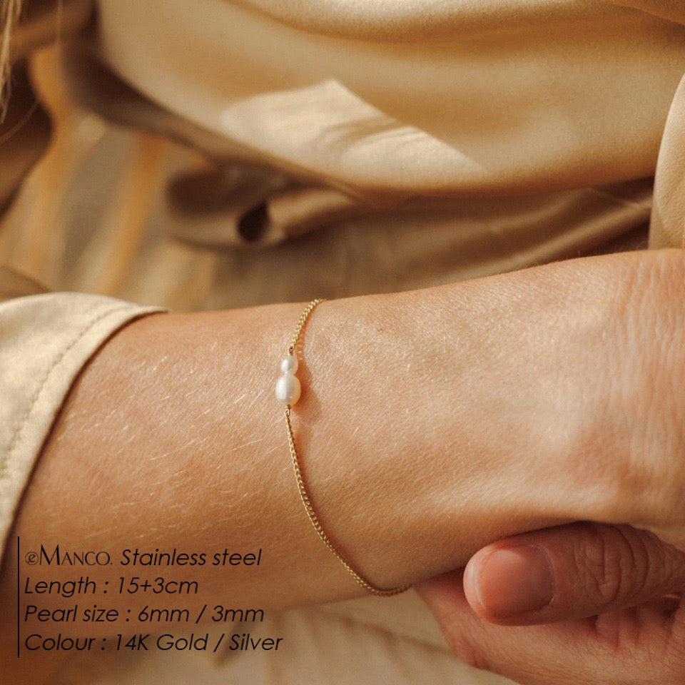 Freshwater Pearl Chain Bracelet