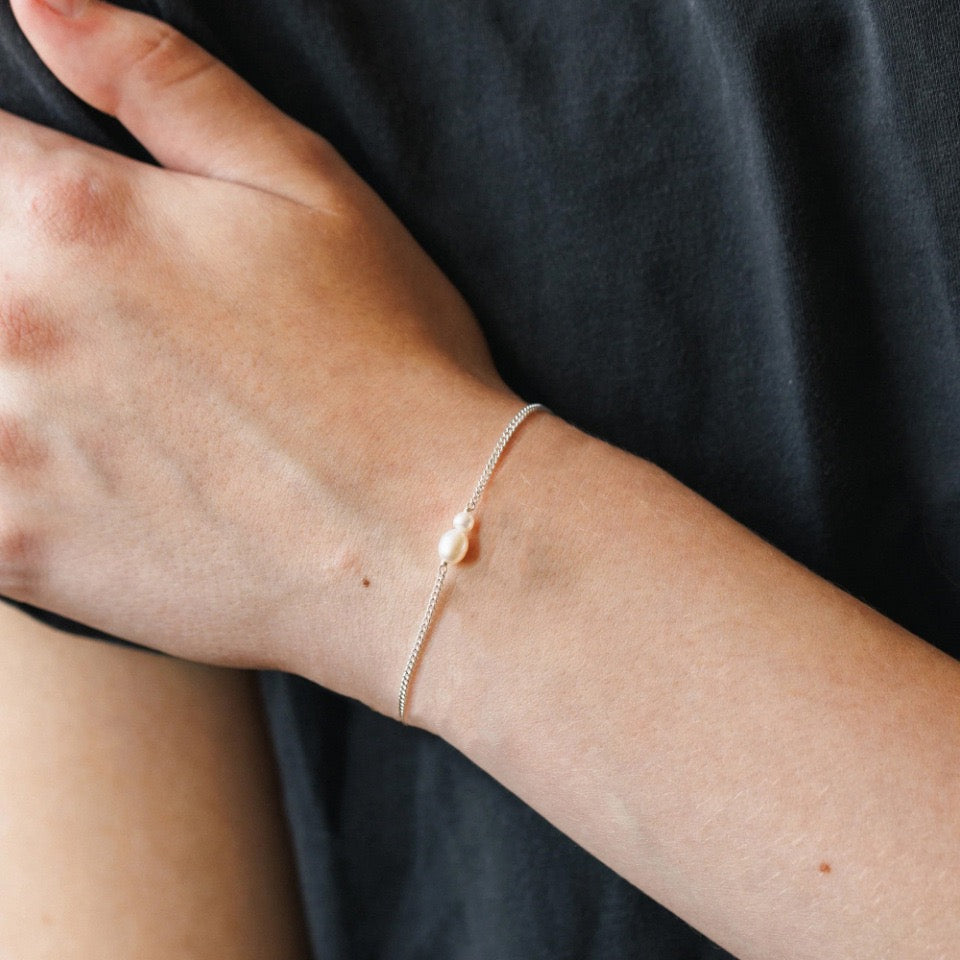 Freshwater Pearl Chain Bracelet