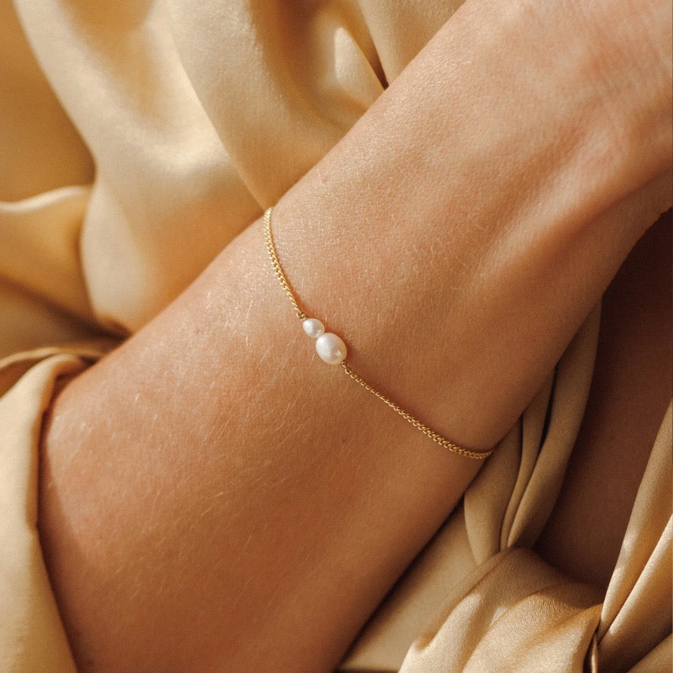 Freshwater Pearl Chain Bracelet