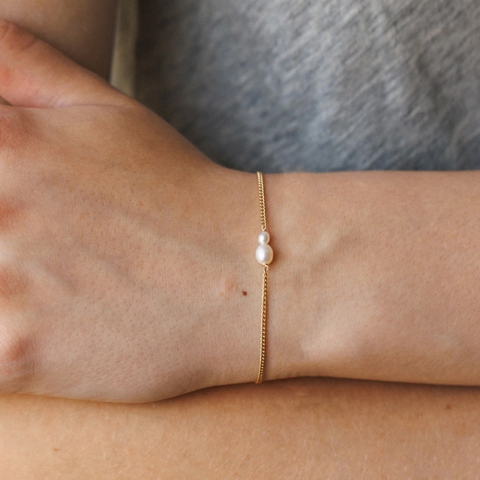 Freshwater Pearl Chain Bracelet