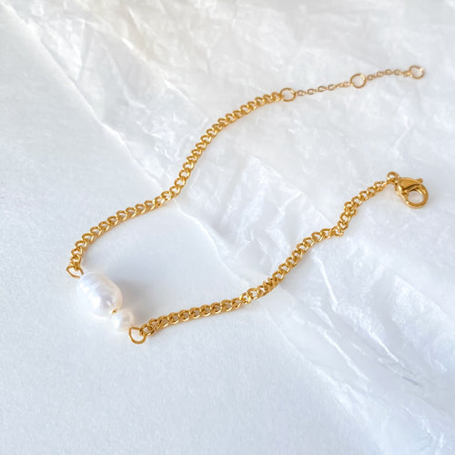 Freshwater Pearl Chain Bracelet